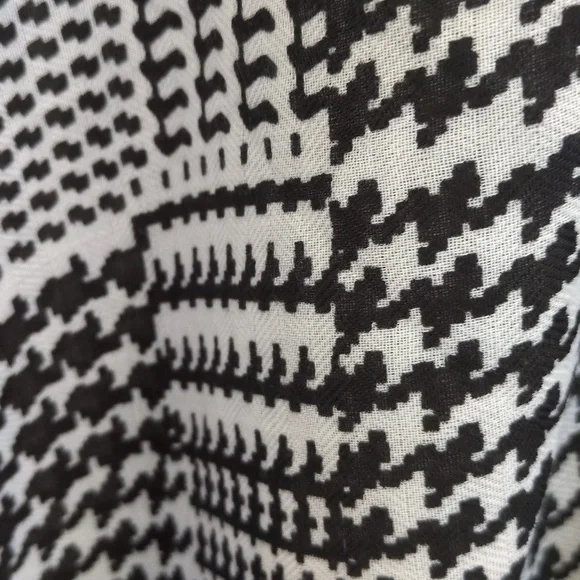 Jessica McClintock Kimono OS blk/wht/red - Picture 5 of 5